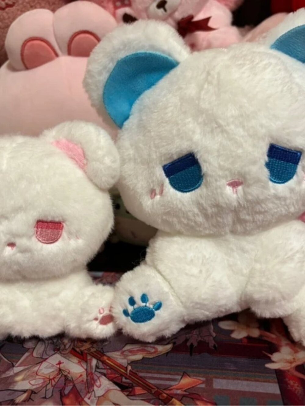 Small and big bear plush bundle